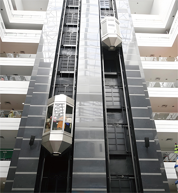 NOVA Panoramic Elevator in Atrium